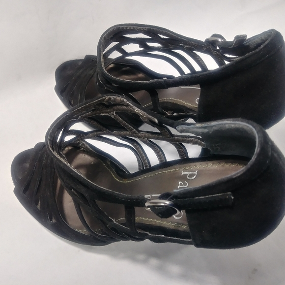 Linea paolo suede heels peep toe - Picture 5 of 16